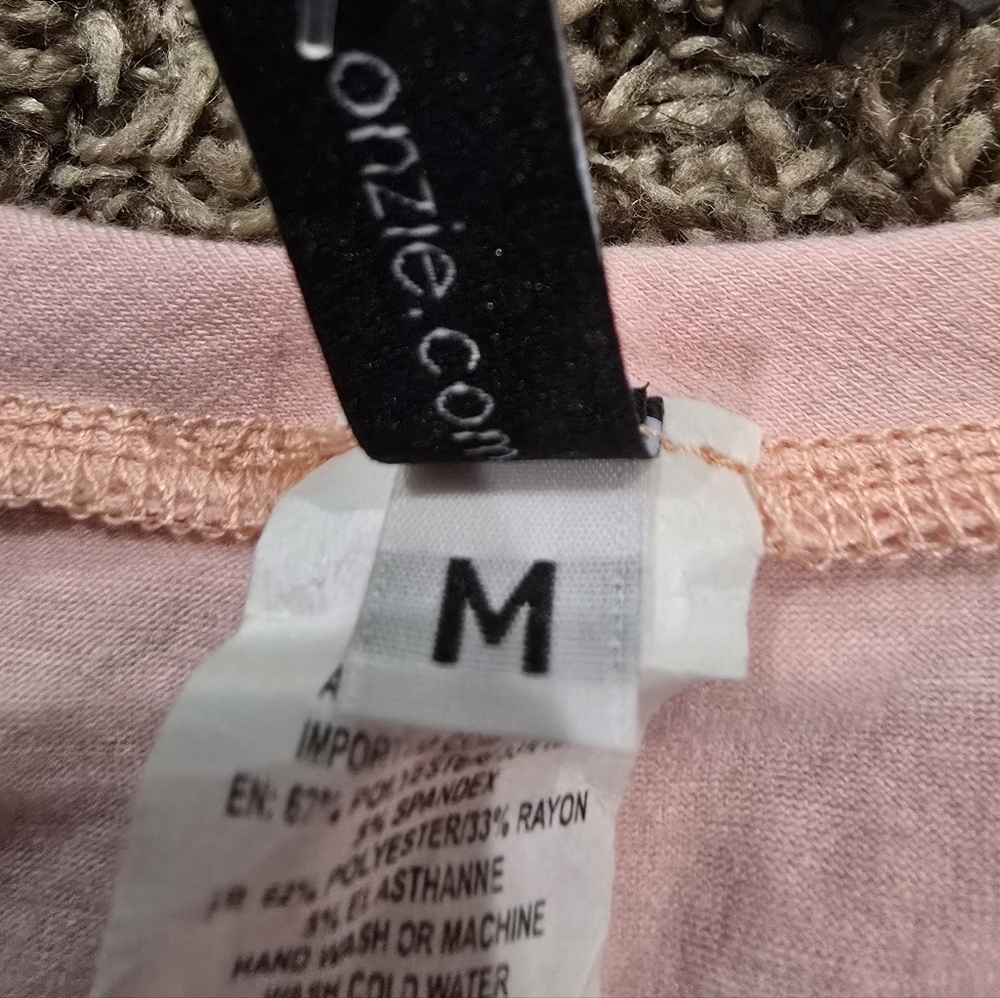 ONZIE Vintage Tank Top Pink Size M NWT - Picture 4 of 7
